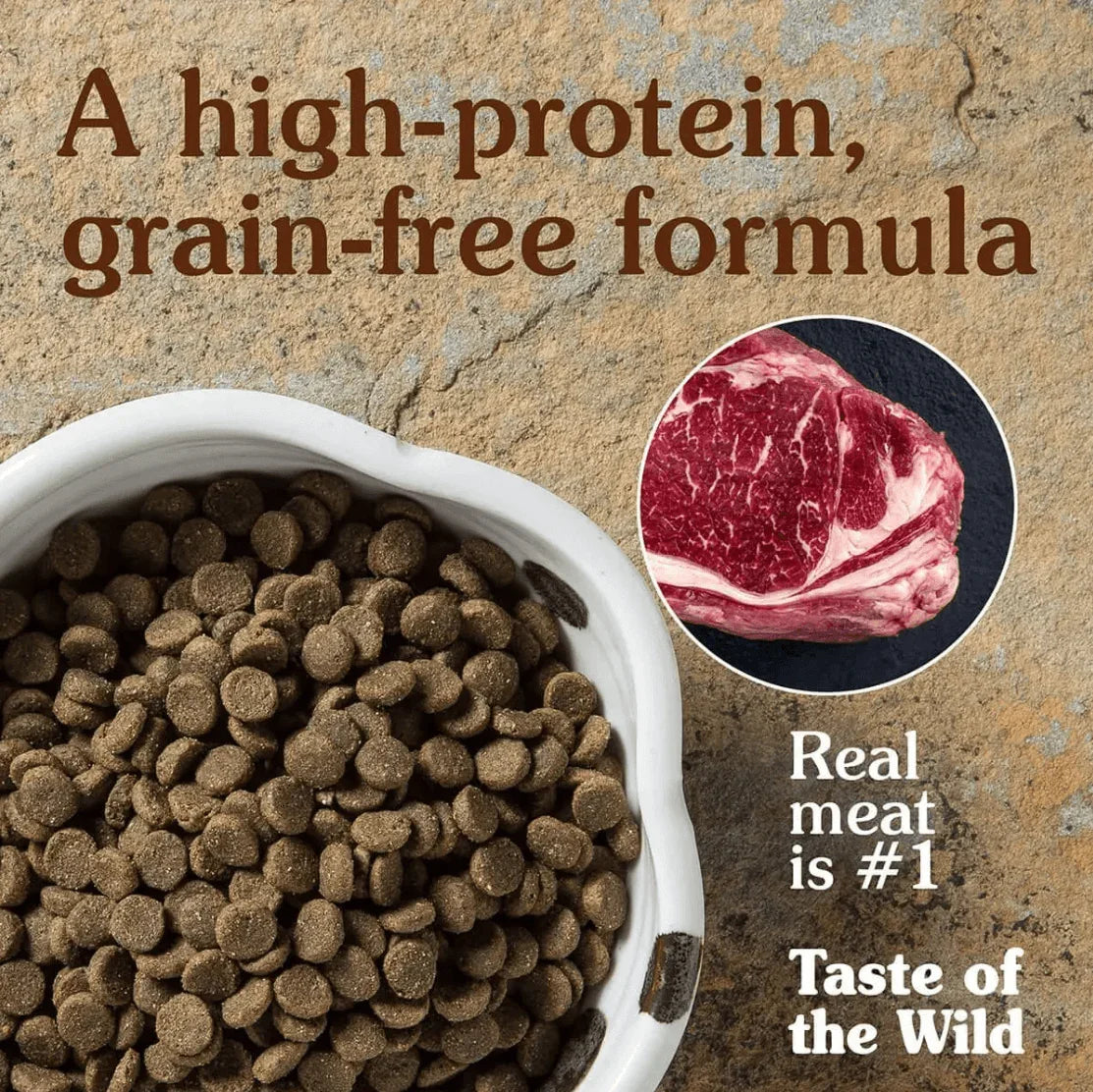 Taste of the Wild High Prairie Bison Venison Dry Dog Food 18.14kg-Petroom