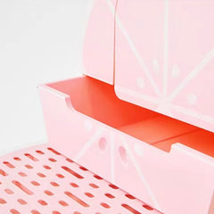 Vetreska Grapefruit-Shaped Cat Litter Box XL Size-Petroom