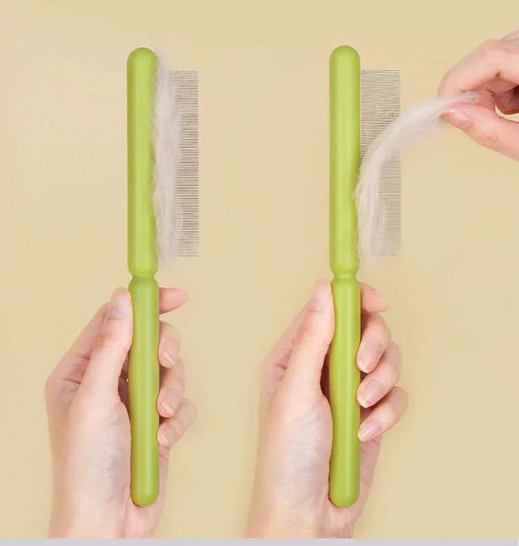 AIWO Fine-Tooth Deshedding Comb for Cats and DogsPetroom