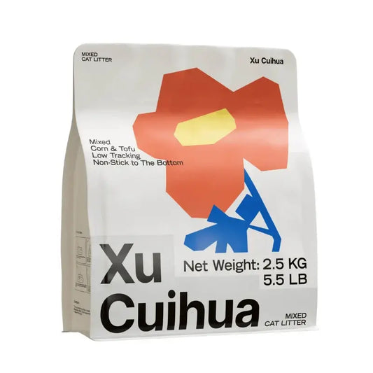 CuiHua Xu Mixed Corn&Tofu Cat Litter Low Tracking 2.5kg -Pre Order