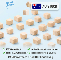 RANOVA Freeze Dried Raw Salmon For Cat 50g-PETROOM