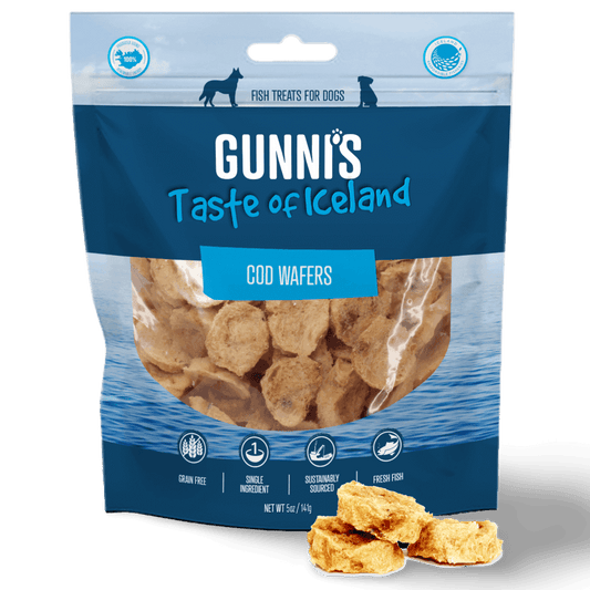 Gunni’s Cod Wafers Dog Treats 85g