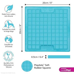 LickiMat Dog Slow Feeder Lick Mat - Silicone-free and Freezer-friendly