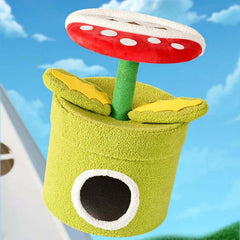 "Man-Eating Flower" Cat Tree featuring a vibrant flower design, perfect for playful cats and stylish homes.