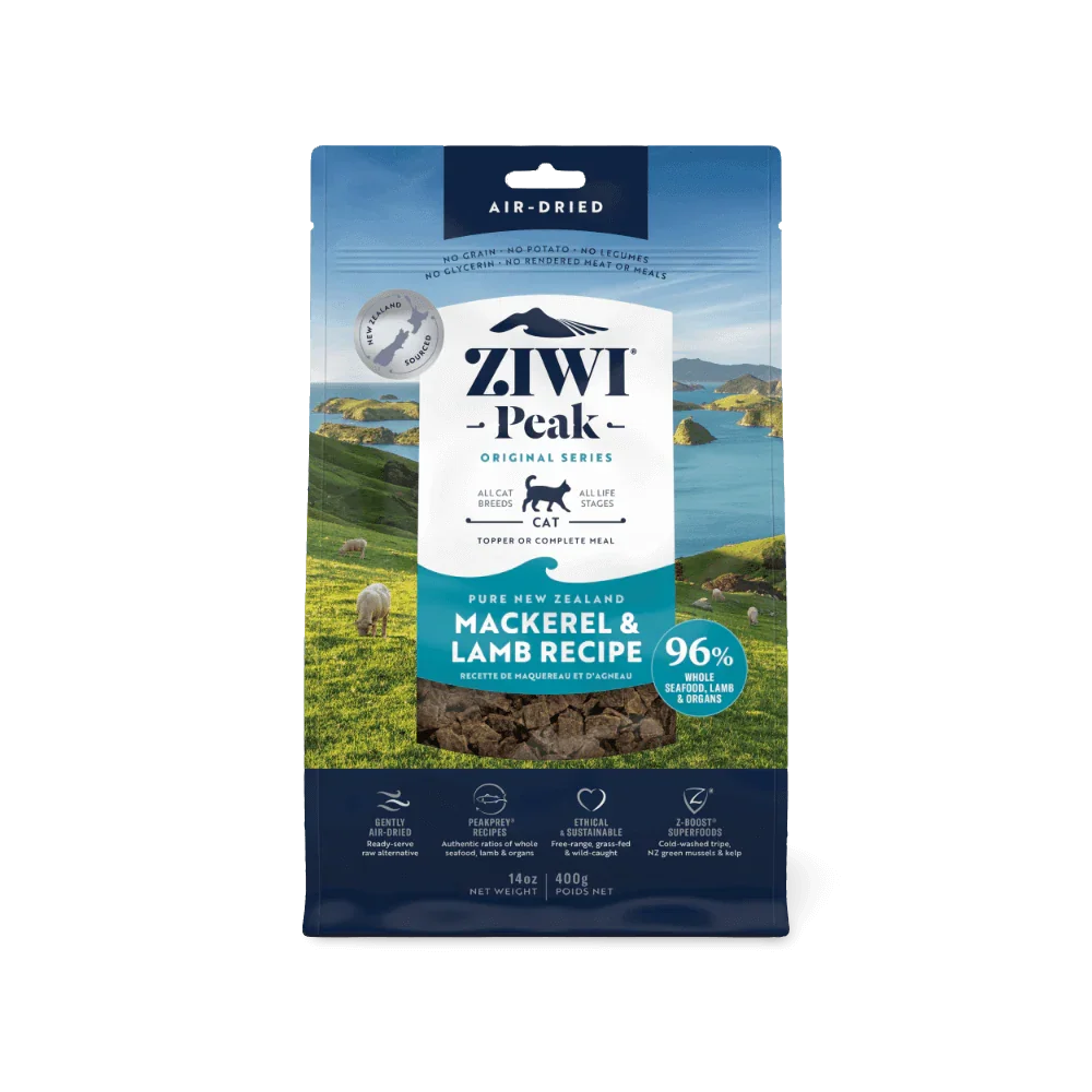 Ziwi Peak Air-Dried Mackerel & Lamb Recipe Dry Cat Food-PETROOM