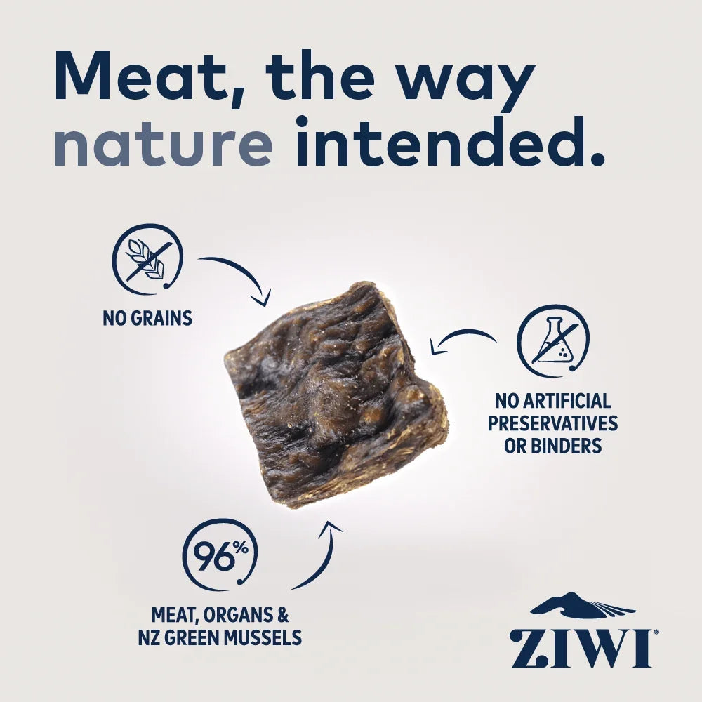 ZIWI Peak Air-Dried Venison Cat Food 400g highlighting natural ingredients and no artificial additives.