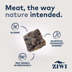 ZIWI Peak Air-Dried Venison Cat Food 400g highlighting natural ingredients and no artificial additives.