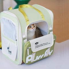 PurrPy Fresh Colours Pet Travel Backpack with Detachable Mini Bag