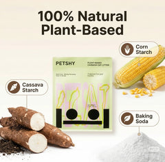 Petshy Pure Plant-based Cat Litter 2.5kg/6l