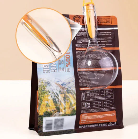 Petroom 3-in-1  Multi-functional Pet Food Scoop & Feeding Spoon