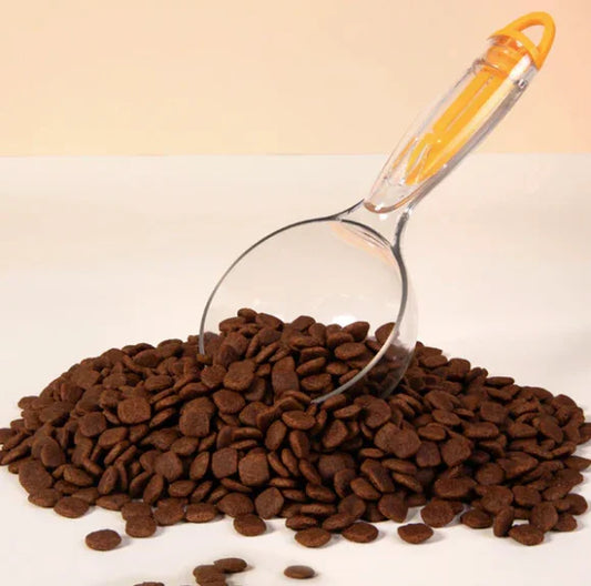 Petroom 3-in-1  Multi-functional Pet Food Scoop & Feeding Spoon