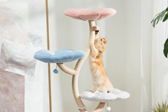 MICHU Fairy Cat Tower Deluxe 4-Tier Designer Flower Cat Tree Pre-Order