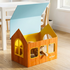 Corrugated Cardboard Cat House Scratcher