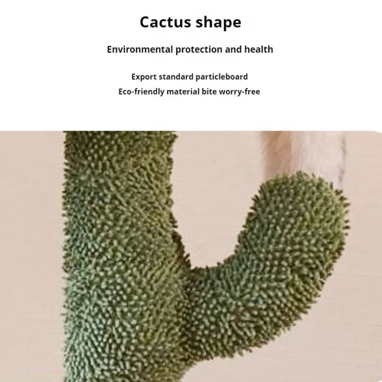 Cactus Cat Tree House Multi Level Condo Scratching Post