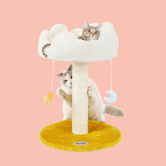 Cloud Cat Scratching Post With Bed