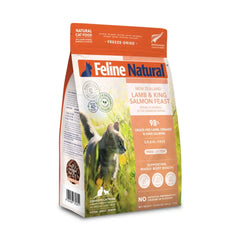 Feline Natural Grain Free Freeze Dried Lamb & Salmon Raw Cat Food