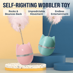 Cat Toy with Bell Feather – Interactive Cat Stick for Cats-petroom