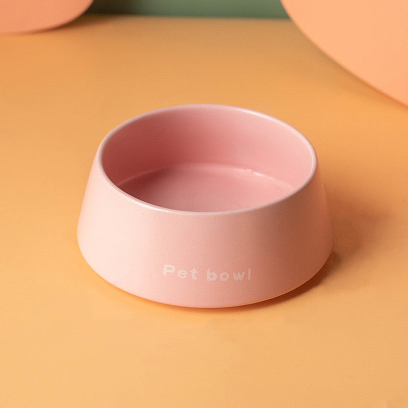 Petroom Cat Bowls 3 in 1 Ceramic Cat Food Bowl with Non Slip Strip