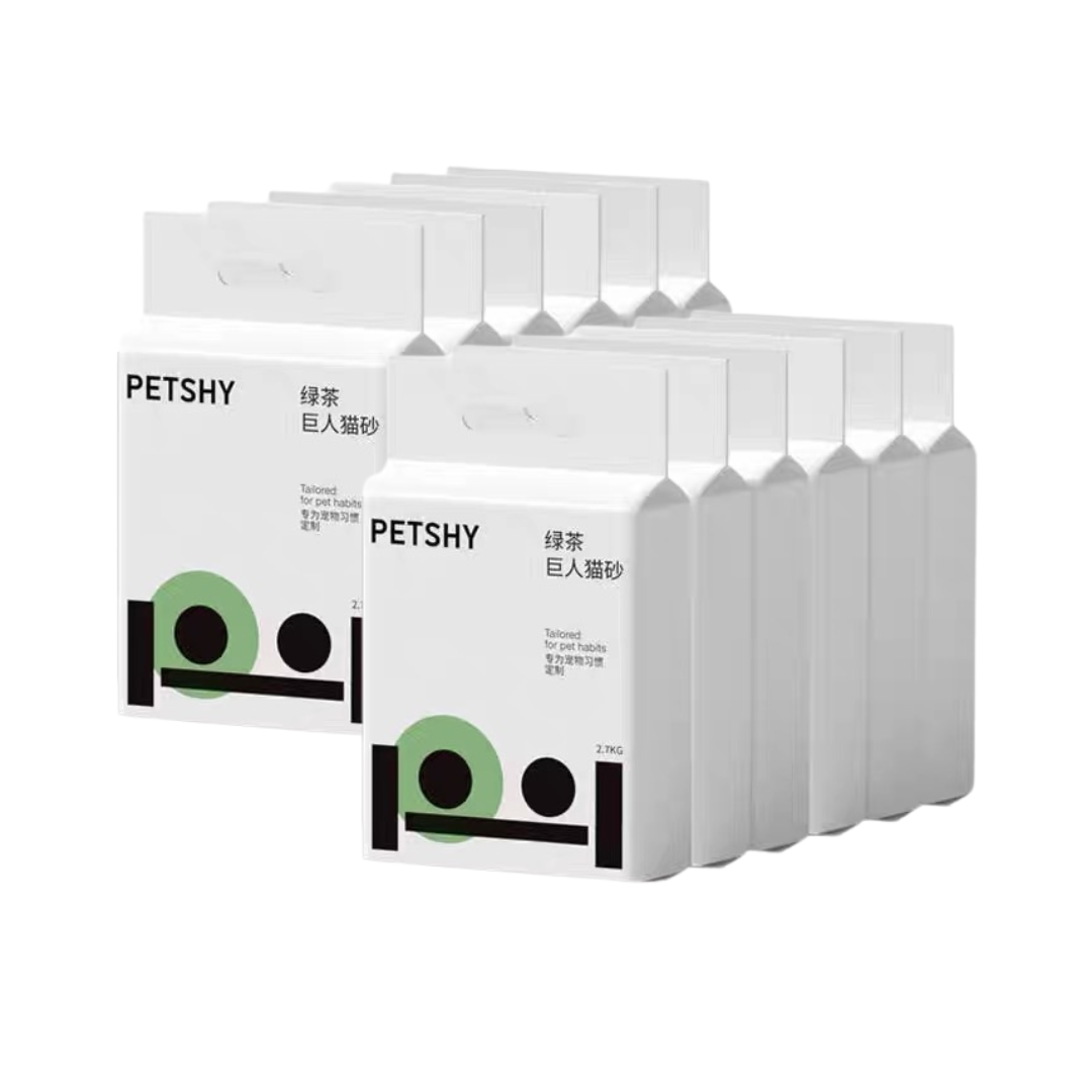 Petshy Green Tea Mixure Cat Litter Dust-free 2.7kg