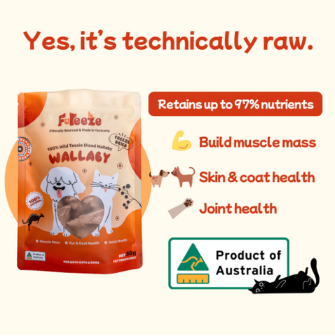 FUREEZE Fureeze Dried Wallaby 50g