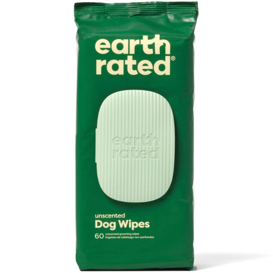 Earth Rated 100 Dog Wipes - Unscented