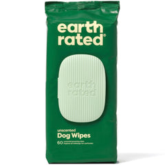 Earth Rated 100 Dog Wipes - Unscented