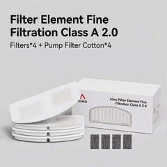 AIWO Gen 2 Wireless Pet Fountain Filter & Foam Set - Bear/Bee Edition for clean pet water.