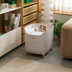 MakeSure Mochi Top-Entry Cat Litter Box - 100L Enclosed Design