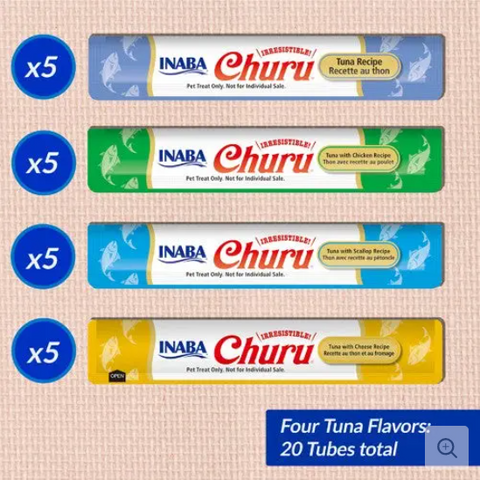 Inaba Churu Puree Tuna Variety Box Cat Treats