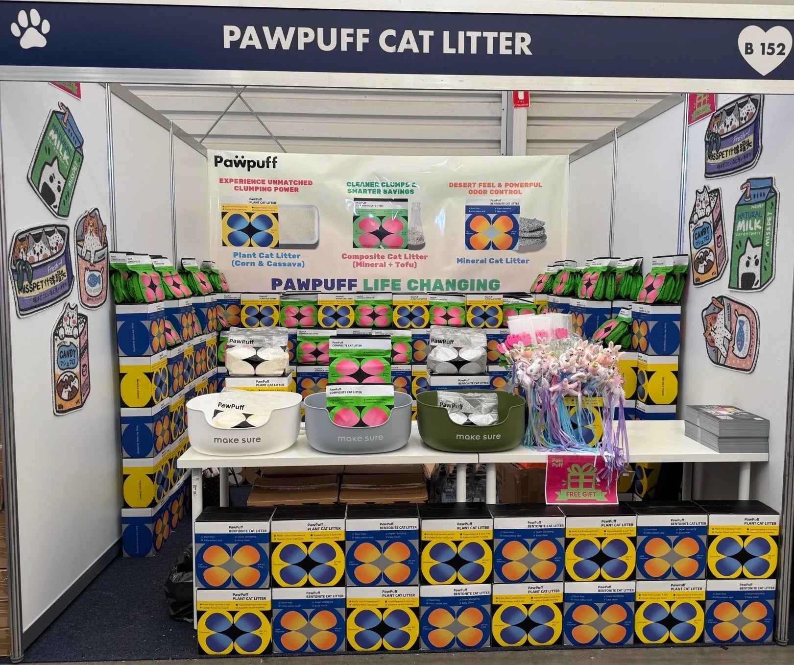PawPuff Composite Cat Litter - Mineral and Tofu