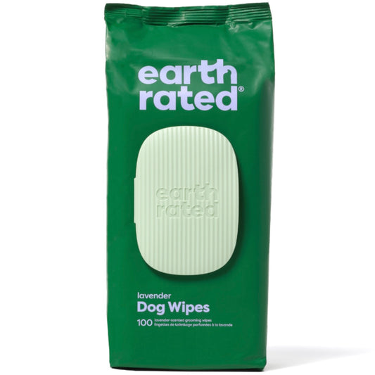 Earth Rated 100 Dog Wipes - Lavender