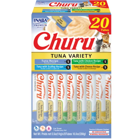 Inaba Churu Puree Tuna Variety Box Cat Treats