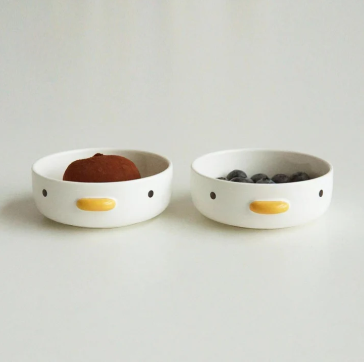 PURROOM Little Chicken Style Human Use Tableware- Matches with Pet Bowls