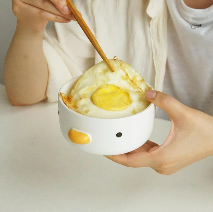 PURROOM Little Chicken Style Human Use Tableware- Matches with Pet Bowls