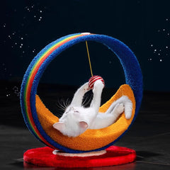Galaxy Moon Ship Cat Bed &Cat Scratcher