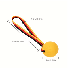 Floating Foam Dog Toy Ball with Rope – Safe & Durable Water Fetch Toy