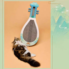 Guitar Cat Scratcher With Cat Mint Ball