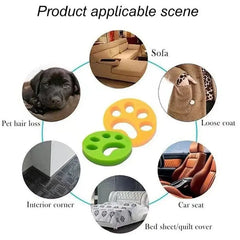 4pcs Silicone Pet Hair Remover-Petroom