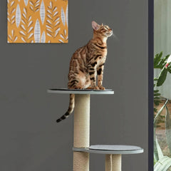 Michu Vigour Party Cat Tree - Modern Lifestyle Cat Furniture 105cm