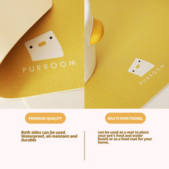 PURROOM Little Chicken Series - Anti-Slip Pet Food Mat