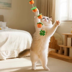Fruit Garland Interactive Cat Teaser Wand