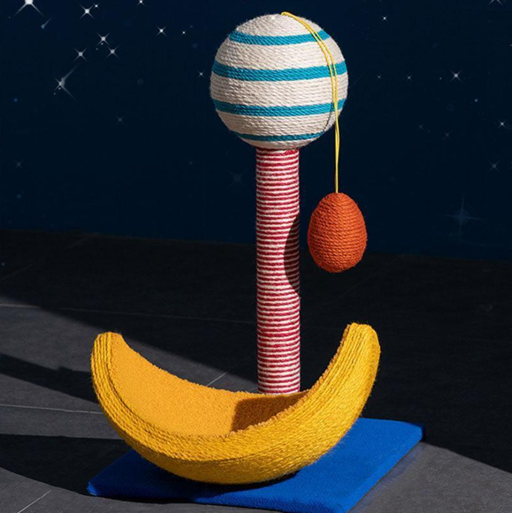 Galaxy Space Walk Cat Bed Cat Scratcher