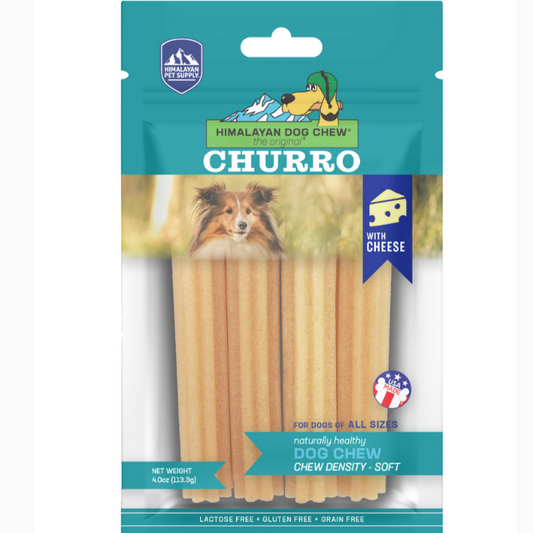 Himalayan Dog Chew Churro Cheese 4pk