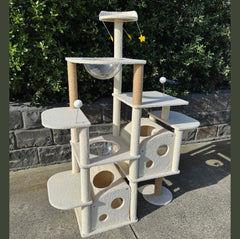 Ella's Castle Super Large Cat Tree -9 Tiers, Height 173cm