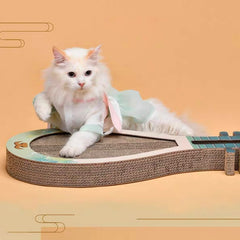 Guitar Cat Scratcher With Cat Mint Ball