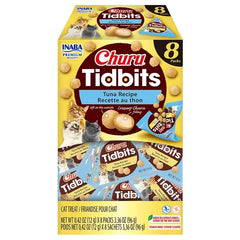 INABA Cat Churu Tidbits Tuna Recipe 8 × 12g Packs