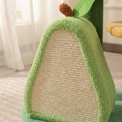 Rileycat Multi-Functional Cat Tree Avocado and Flower Style – cat tree for large cats