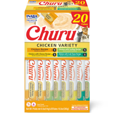 Inaba Churu Puree Chicken Variety Box Cat Treats