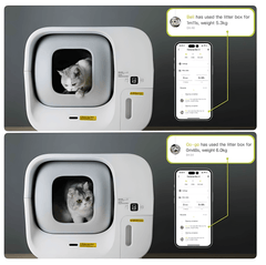 Furbulous Smart Cat Litter Box (Updated version) - Automatic Self-Cleaning with App Control and Remote Monitoring