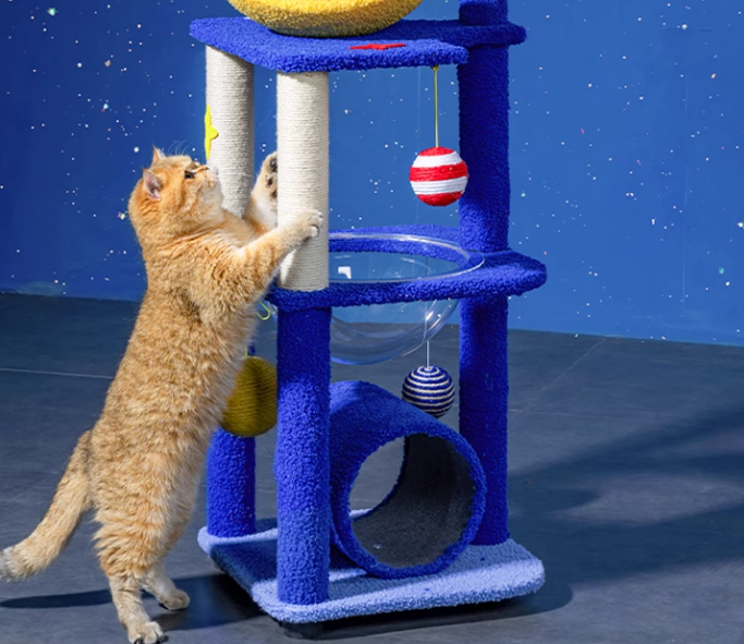 Petroom Galaxy Time Tunnel Cat Tree